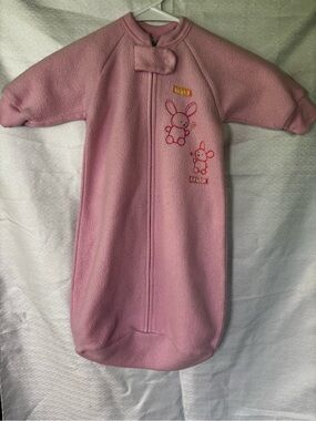 Cozy Pink Bunny Sleep Sack for Babies